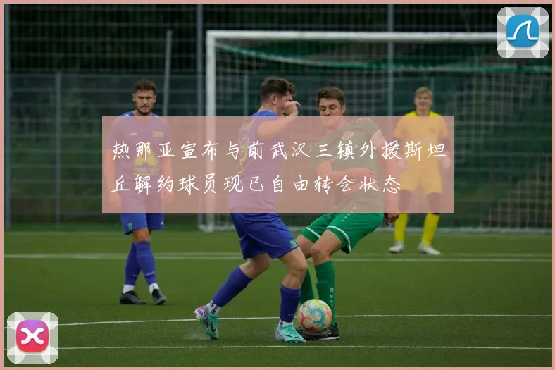 热那亚宣布与前武汉三镇外援斯坦丘解约球员现已自由转会状态